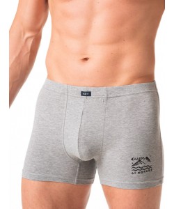 Чоловічі труси боксери з м'якої бавовни з принтом Key MXH 777 3XL-4XL