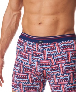Чоловічі бавовняні труси боксери з яскравим узором Key MXH 832 A23 Чоловічі бавовняні труси боксери з яскравим узором Key MXH 832 A23