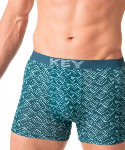 Чоловічі труси боксери з візерункової бавовни Key MXH 904 A24