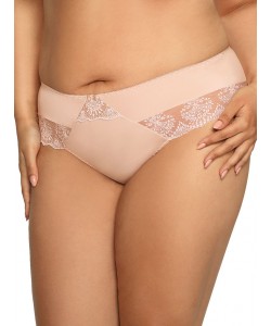 Жіночі трусики бразиліана з ніжним мереживом Ava 1924/B Freesia beige