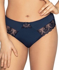 Жіночі трусики бразиліана з вишивкою Ava 1924/B Navy Blue