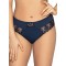 Жіночі трусики бразиліана з вишивкою Ava 1924/B Navy Blue