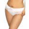 Вишукані жіночі трусики бразиліана з ніжним мереживом Ava 1924/B White