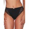 Жіночі трусики бразиліана з ніжної мікрофібри та елегантного мережива Ava 2105/B Black