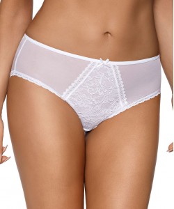 Жіночі трусики сліп із ніжного тюля і мережива Ava 1396 Crystal