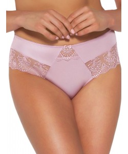 Жіночі рожеві трусики сліп з ефектною вишивкою Ava 1921 Crystal Rose