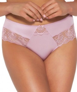 Жіночі рожеві трусики сліп з ефектною вишивкою Ava 1921 Crystal Rose