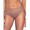 Жіночі трусики сліп з контрастним оздобленням Ava 2035 Coffee Rose