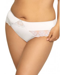 Вишукані жіночі трусики сліп з ніжним мереживом Ava 1924 White Вишукані жіночі трусики сліп з ніжним мереживом Ava 1924 White