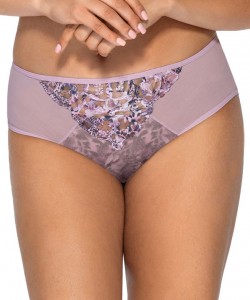 Жіночі трусики сліп із сріблястою вишивкою Ava 1985 Pink