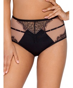 Високі жіночі трусики сліп з мереживним оздобленням Ava 2007 Black Високі жіночі трусики сліп з мереживним оздобленням Ava 2007 Black