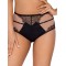 Високі жіночі трусики сліп з мереживним оздобленням Ava 2007 Black