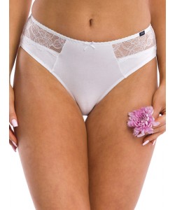 Жіночі бавовняні трусики сліп з мереживом Key LPC 280 (2шт/уп.)