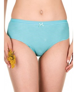 Жіночі бавовняні трусики сліп з мереживним оздобленням на спинці (комплект 2 шт. різних кольорів) Key LPC 608 A22