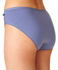 Комплект жіночих бавовняних трусиків бікіні з принтом та мереживом (2 шт синього та червоного кольорів) Key LPC 739 A23 Комплект жіночих бавовняних трусиків бікіні з принтом та мереживом (2 шт синього та червоного кольорів) Key LPC 739 A23