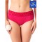 Комплект жіночих бавовняних трусиків бікіні з мереживним поясом (2 шт. різних кольорів) Key LPC 797 A24