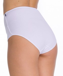 Комплект жіночих однотонних трусиків максі Key LPF 110 (2 шт.) Комплект жіночих однотонних трусиків максі Key LPF 110 (2 шт.)