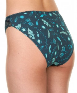 Жіночі бавовняні трусики бікіні з візерункового трикотажу з мереживними вставками (комплект 2 шт. різних кольорів) Key LPH 931 A22 Жіночі бавовняні трусики бікіні з візерункового трикотажу з мереживними вставками (комплект 2 шт. різних кольорів) Key LPH 931 A22