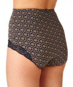 Жіночі високі бавовняні трусики з візерунком (2 шт. різних кольорів) Key LPM 753 B22 Жіночі високі бавовняні трусики з візерунком (2 шт. різних кольорів) Key LPM 753 B22
