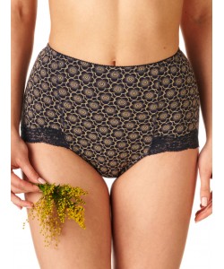 Жіночі високі бавовняні трусики з візерунком (2 шт. різних кольорів) Key LPM 753 B22 Жіночі високі бавовняні трусики з візерунком (2 шт. різних кольорів) Key LPM 753 B22