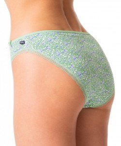 Комплект жіночих трусиків міні бікіні з якісної бавовни з принтом та мереживним оздобленням (2 шт червоного та зеленого кольорів) Key LPR 548 Комплект жіночих трусиків міні бікіні з якісної бавовни з принтом та мереживним оздобленням (2 шт червоного та зеленого кольорів) Key LPR 548