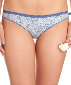 Жіночі бавовняні трусики міні-бікіні з красивим візерунком (комплект 2 шт. різних кольорів) Key LPR 988 A22