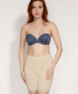 Жіночі бавовняні трусики шорти з високою талією та оздобленням з тонкого мережива Mitex Lola Жіночі бавовняні трусики шорти з високою талією та оздобленням з тонкого мережива Mitex Lola