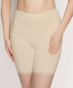 Жіночі бавовняні трусики шорти з високою талією та оздобленням з тонкого мережива Mitex Lola