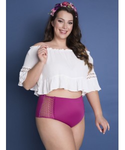 Жіночі високі трусики міді  Julimex Opal