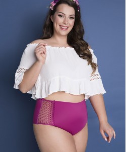 Жіночі високі трусики міді  Julimex Opal