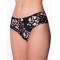Жіночі безшовні трусики сліп з квітковим принтом Julimex Peggy Brown