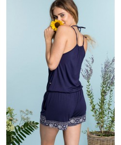 Жіночий модний комбінезон з блискучим візерунком Key LHJ 576 A20