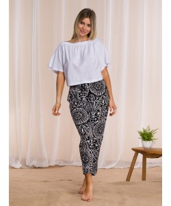 Жіночий домашній комплект з шовковистої віскози Key LHS 945 1 A21