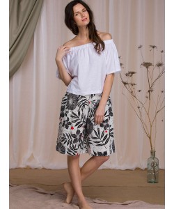 Женский домашний комплект с орнаментным узором Key LHS 945 2 A21