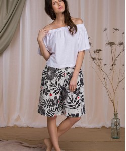 Женский домашний комплект с орнаментным узором Key LHS 945 2 A21