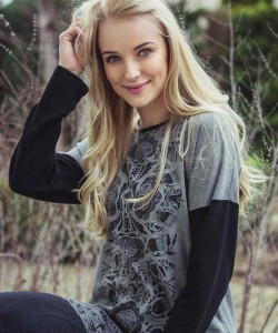 Жіноча туніка / домашня сукня з орнаментом Key LHD 570 B8