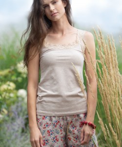 Жіноча бавовняна піжама / домашній комплект із м’якої бавовни: майка та короткі шорти Key LNS 092 A23 Жіноча бавовняна піжама / домашній комплект із м’якої бавовни: майка та короткі шорти Key LNS 092 A23