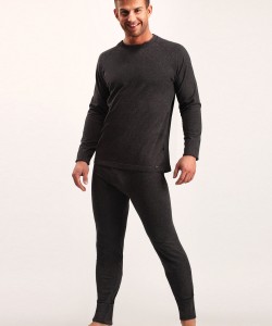 Чоловіча бавовняна термофутболка з довгим рукавом Key Hot Touch MVD 155