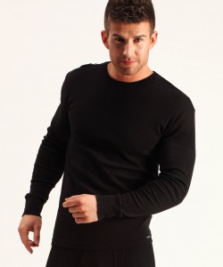 Чоловіча бавовняна футболка з довгим рукавом Key MVD 012 B3 Чоловіча бавовняна футболка з довгим рукавом Key MVD 012 B3