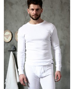 Чоловіча бавовняна футболка з довгим рукавом Key MVD 012 B3 Чоловіча бавовняна футболка з довгим рукавом Key MVD 012 B3