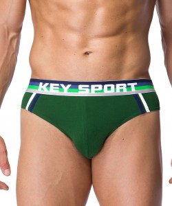 Комплект чоловічих трусів сліп з широкою резинкою Key MPP 217 A21 (2 шт.) Комплект чоловічих трусів сліп з широкою резинкою Key MPP 217 A21 (2 шт.)