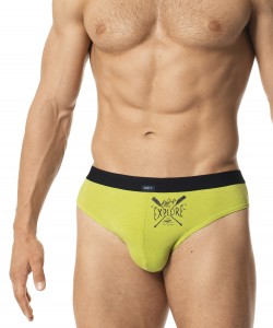 Комплект чоловічих бавовняних трусів сліп Key MPP 731 A20 (2 шт.) Комплект чоловічих бавовняних трусів сліп Key MPP 731 A20 (2 шт.)