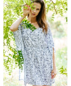 Жіноча літня туніка-кімоно на ґудзиках Key LHT 913 A20