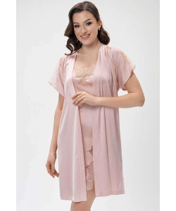 Вишуканий жіночий халат з шовку Армані Shato 2400/1