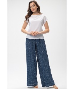 Шовкова блуза Shato 2427 navy blue