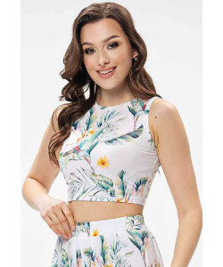 Жіночий топ з віскози Shato 2421/1 flowers 