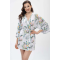Жіночий халат з ніжної м'якої віскози Shato 2420 flowers 