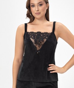 Велюровий комплект трійка Shato 2525 чорний Велюровий комплект трійка Shato 2525 чорний